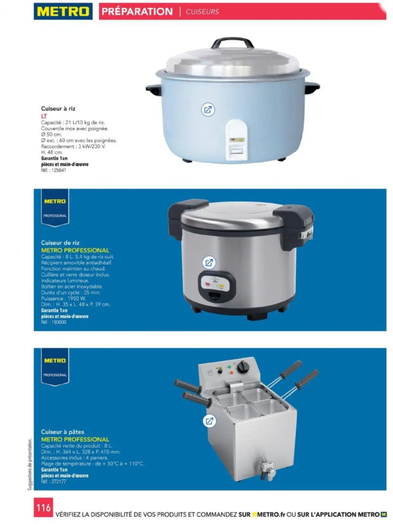 Metro catalogue du 01/01 – page 116