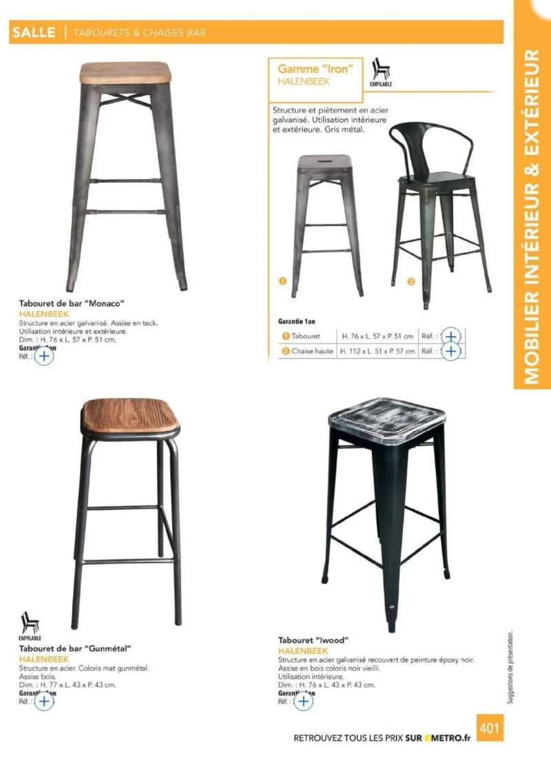Metro catalogue du 01/01 – page 401