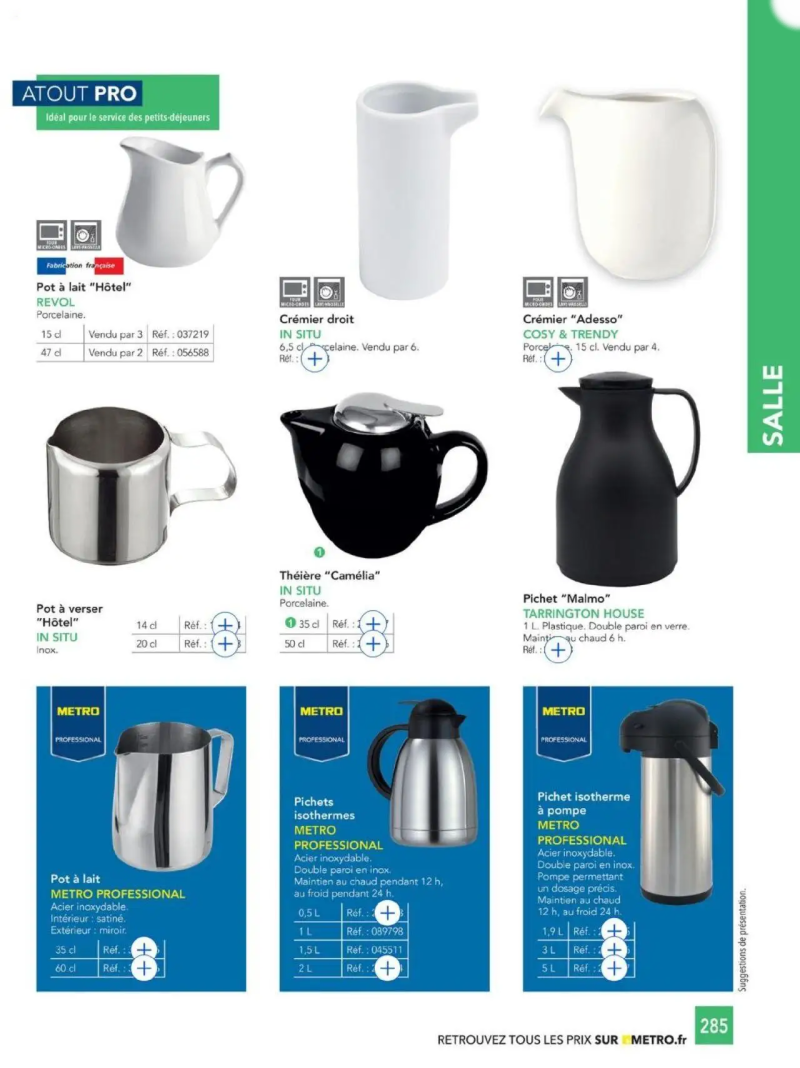 Metro catalogue du 01/01 – page 285