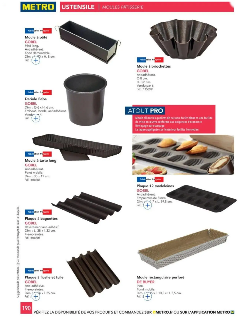 Metro catalogue du 01/01 – page 190
