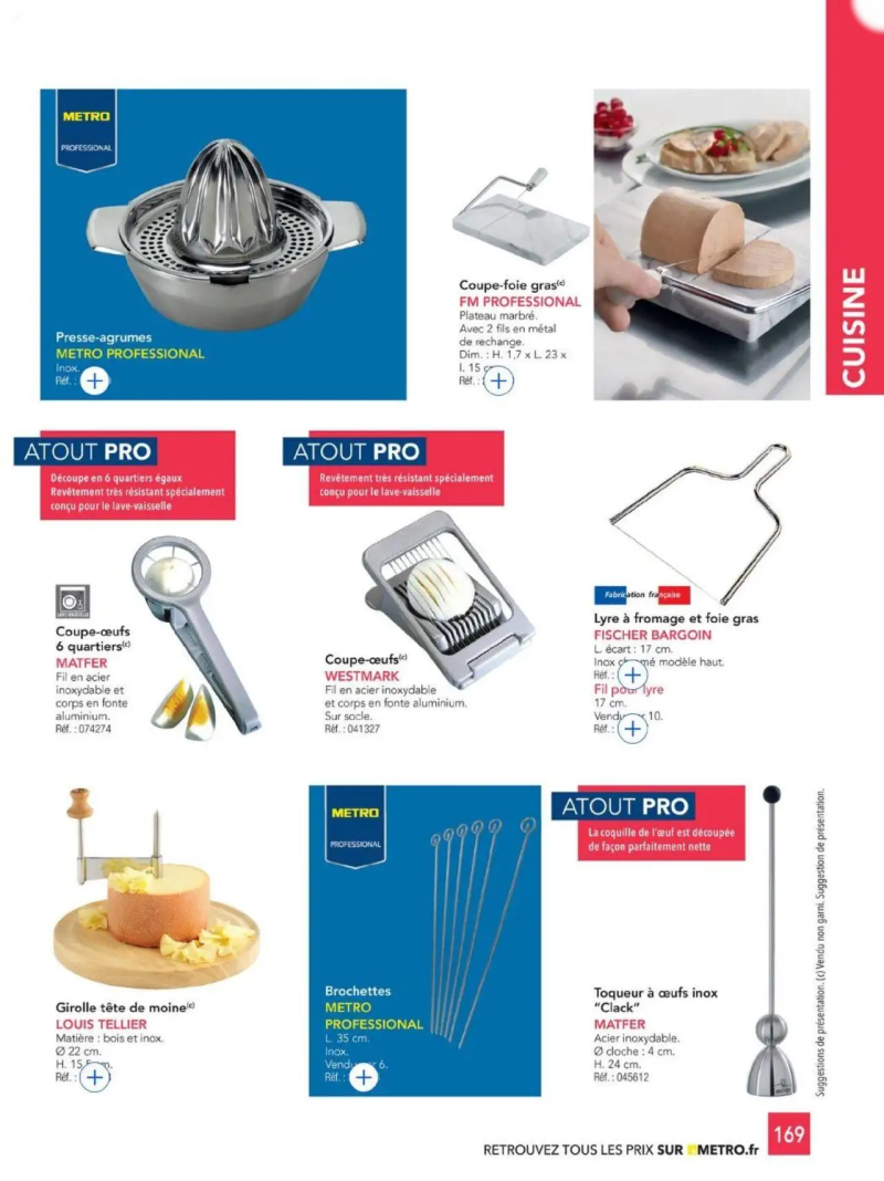 Metro catalogue du 01/01 – page 169