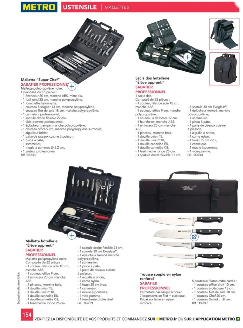 Metro catalogue du 01/01 – page 154