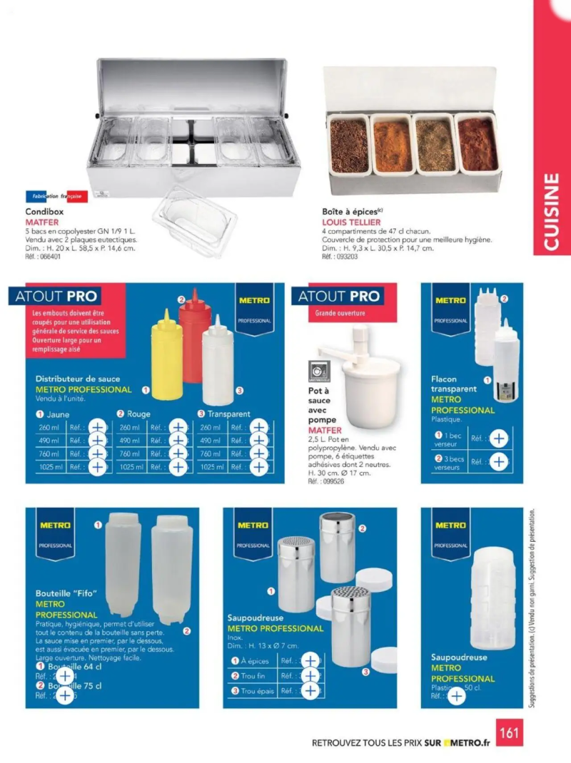 Metro catalogue du 01/01 – page 161