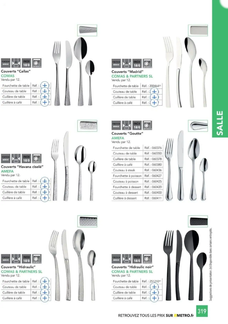Metro catalogue du 01/01 – page 319