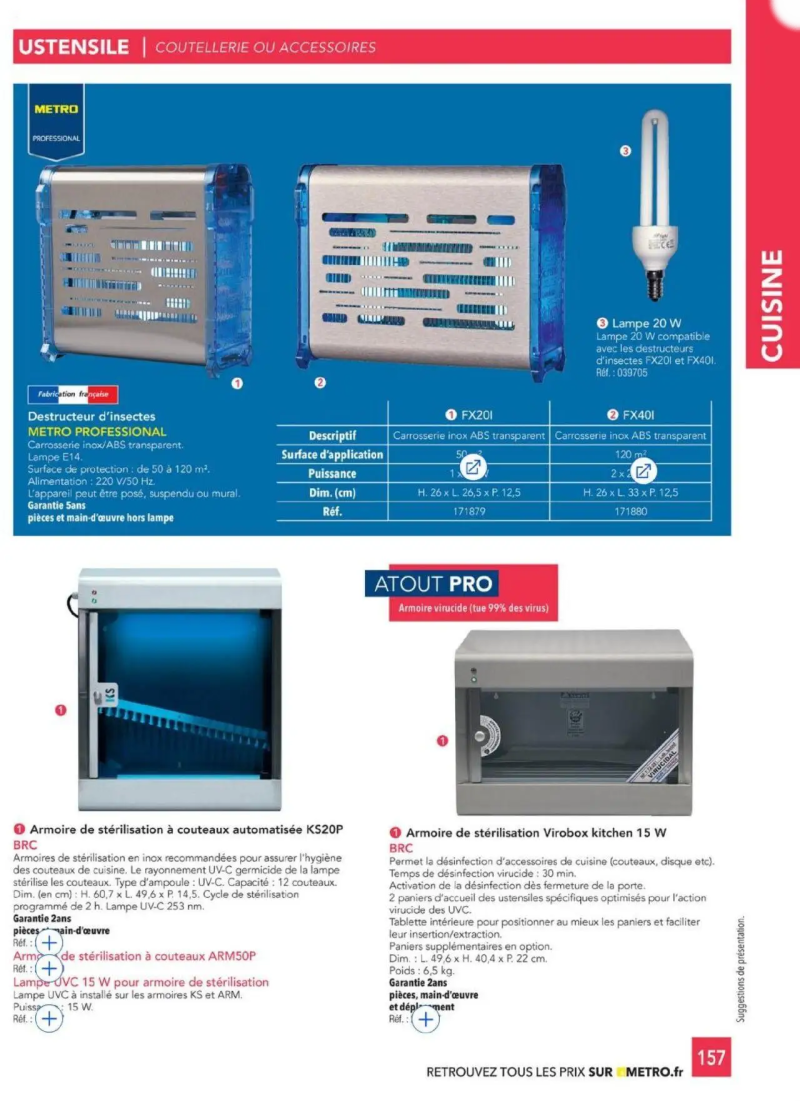 Metro catalogue du 01/01 – page 157