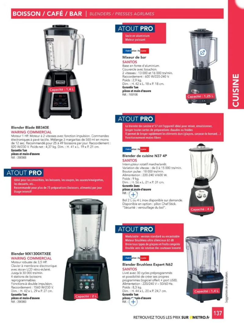 Metro catalogue du 01/01 – page 137