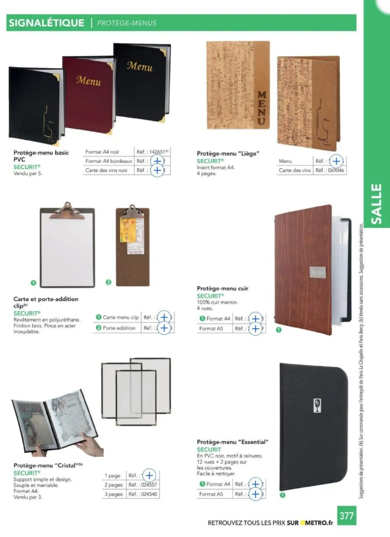 Metro catalogue du 01/01 – page 377