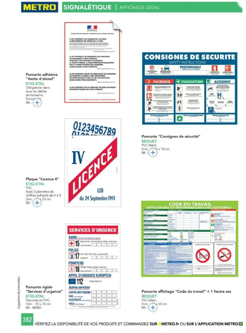 Metro catalogue du 01/01 – page 382