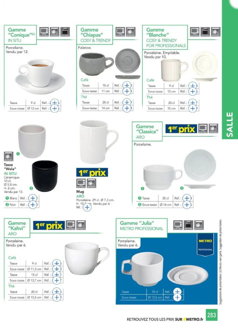 Metro catalogue du 01/01 – page 283