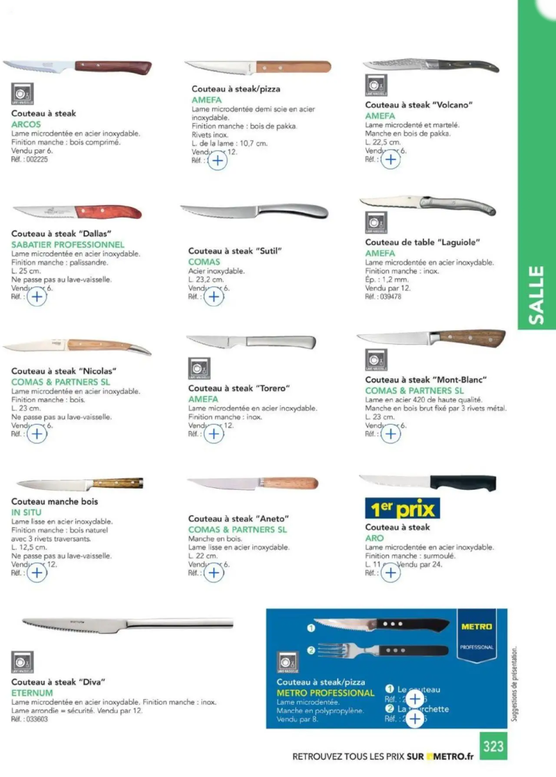 Metro catalogue du 01/01 – page 323