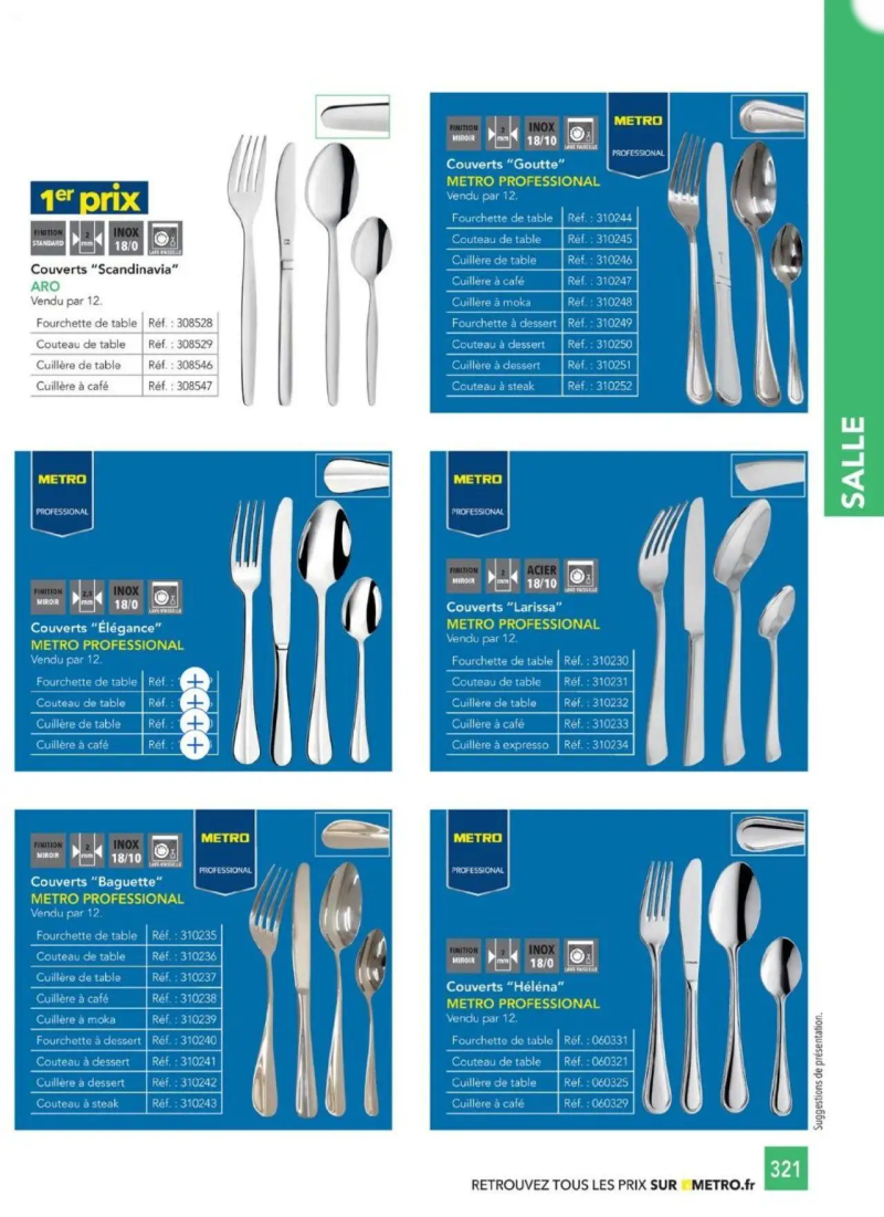 Metro catalogue du 01/01 – page 321