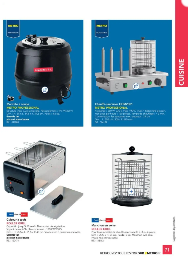 Metro catalogue du 01/01 – page 71