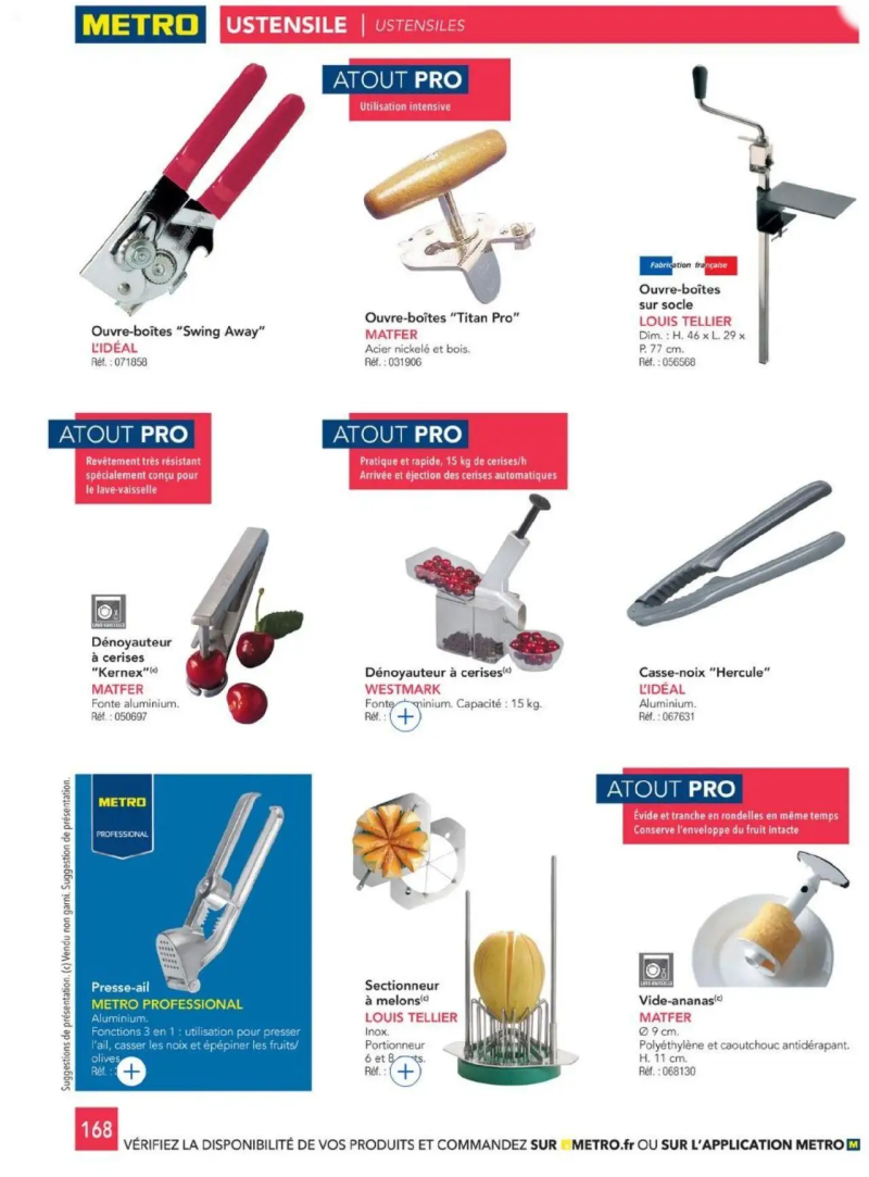 Metro catalogue du 01/01 – page 168