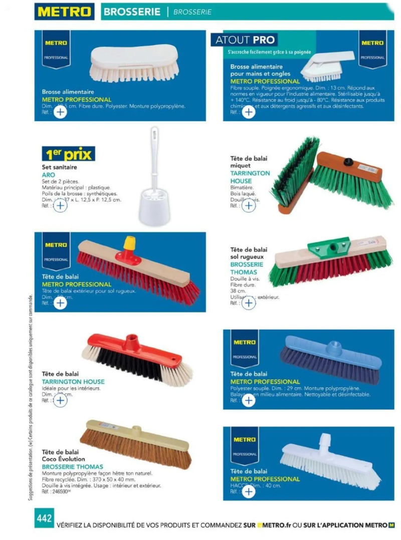 Metro catalogue du 01/01 – page 442