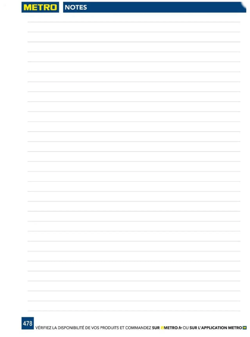 Metro catalogue du 01/01 – page 478