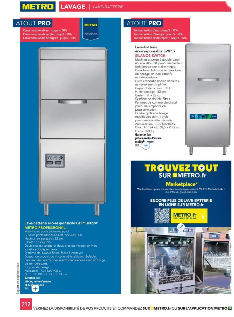 Metro catalogue du 01/01 – page 212