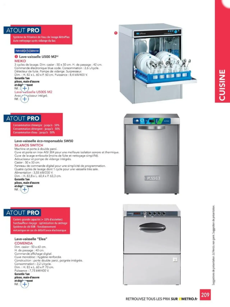 Metro catalogue du 01/01 – page 209