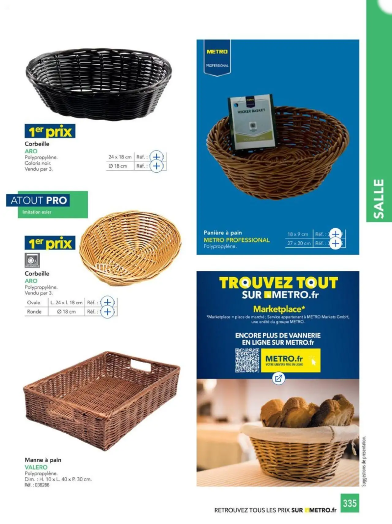 Metro catalogue du 01/01 – page 335