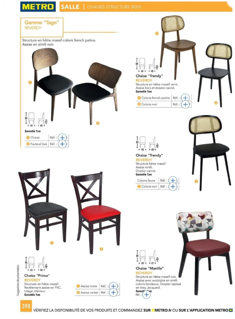 Metro catalogue du 01/01 – page 398