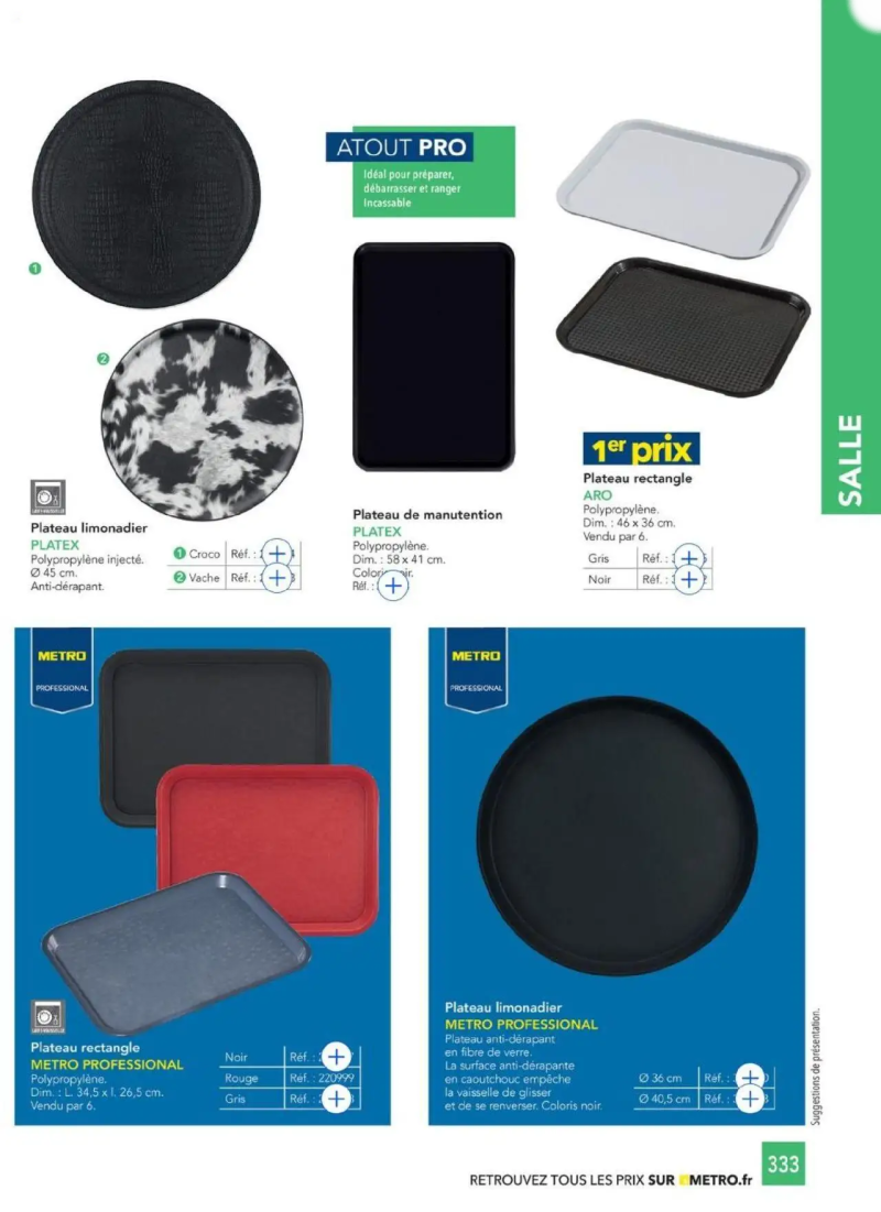 Metro catalogue du 01/01 – page 333