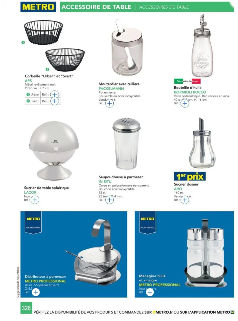 Metro catalogue du 01/01 – page 328