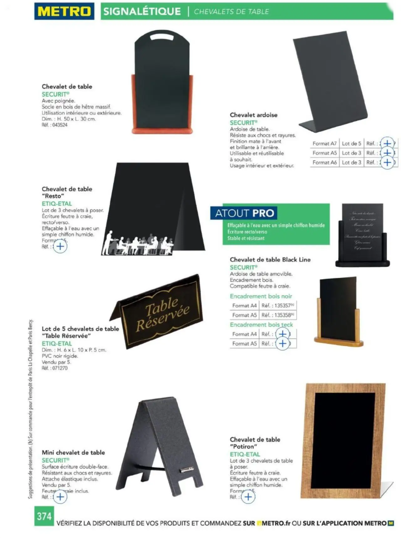 Metro catalogue du 01/01 – page 374