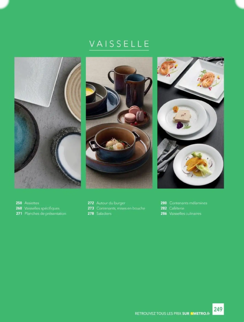 Metro catalogue du 01/01 – page 249