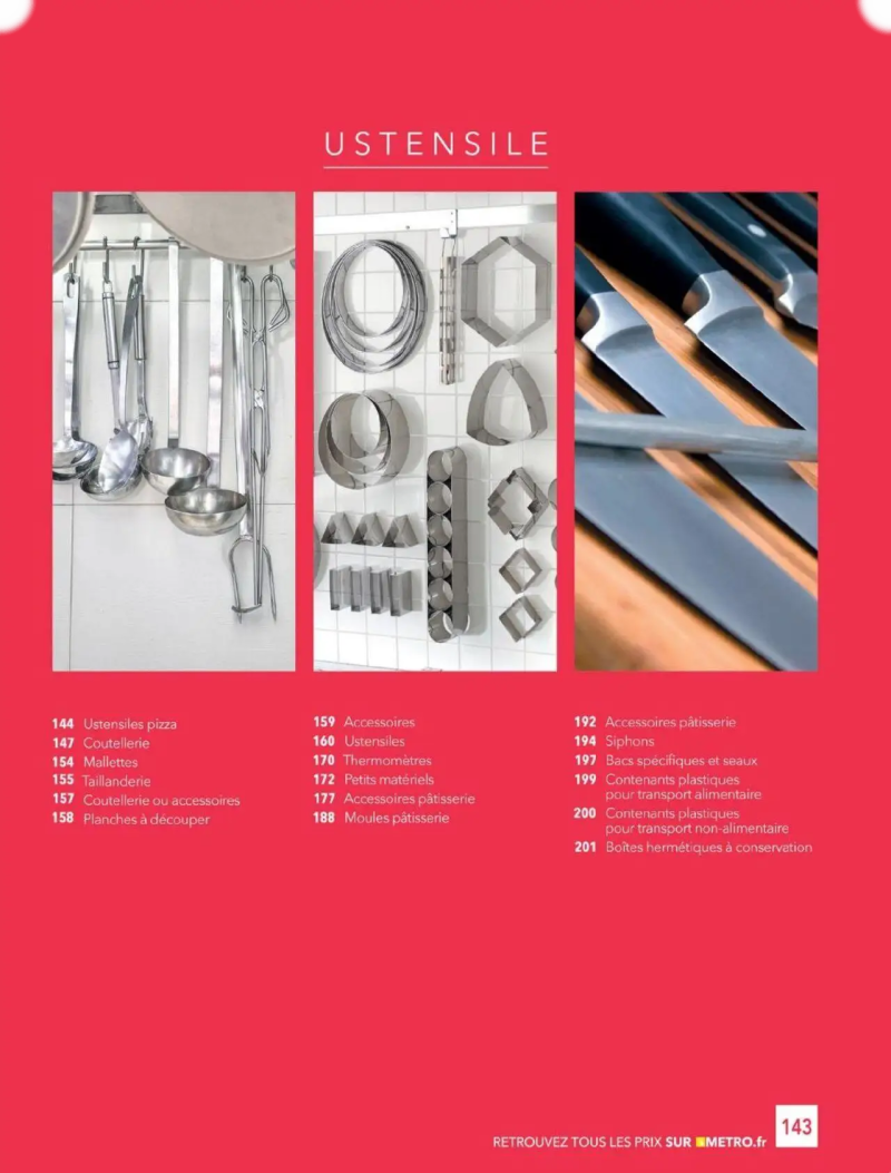 Metro catalogue du 01/01 – page 143