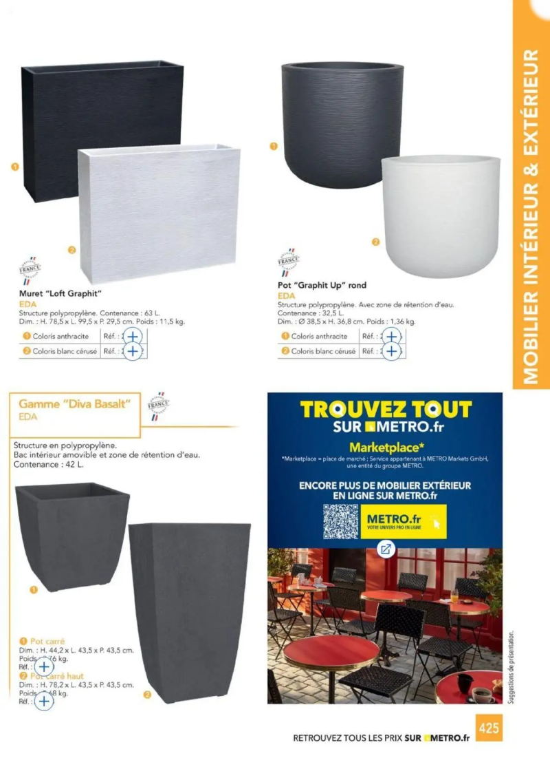 Metro catalogue du 01/01 – page 425