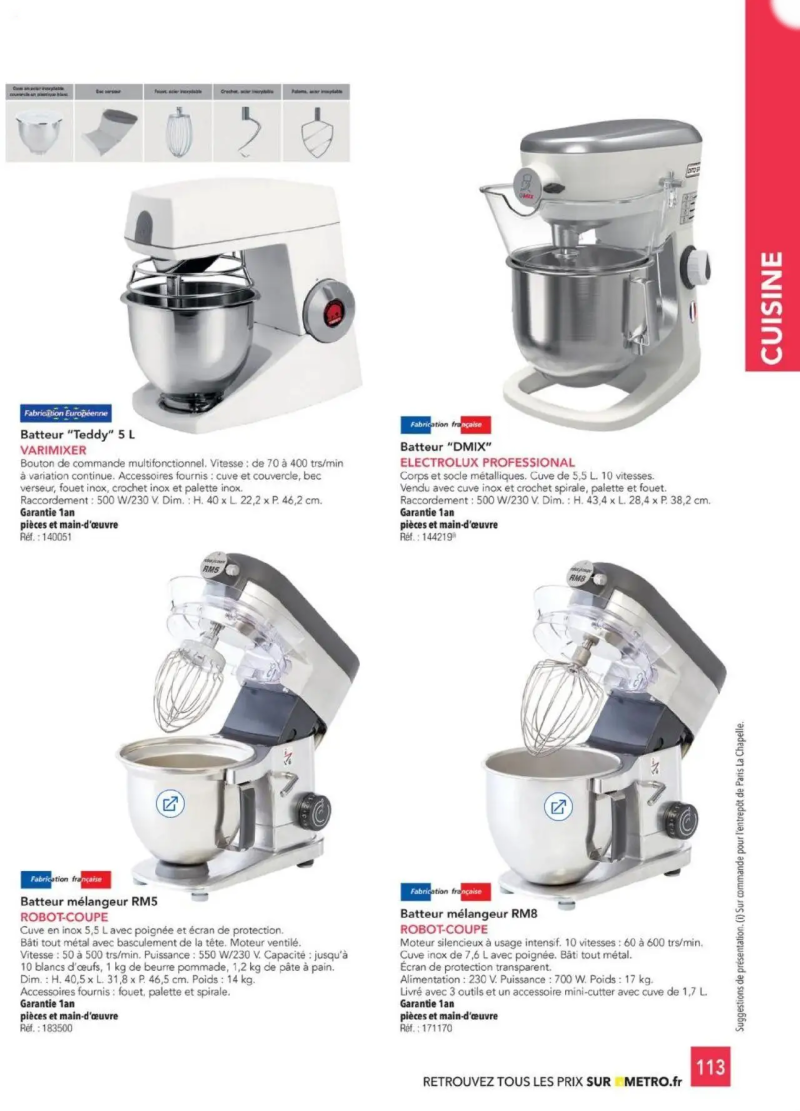 Metro catalogue du 01/01 – page 113