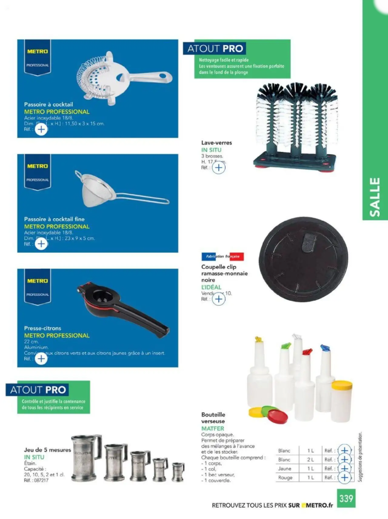Metro catalogue du 01/01 – page 339