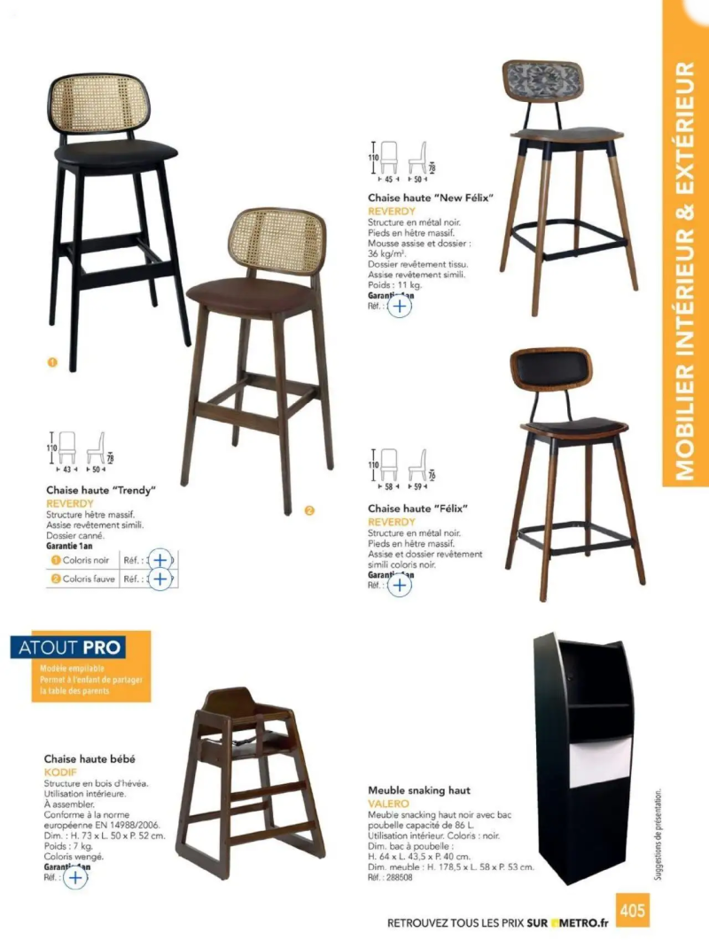 Metro catalogue du 01/01 – page 405