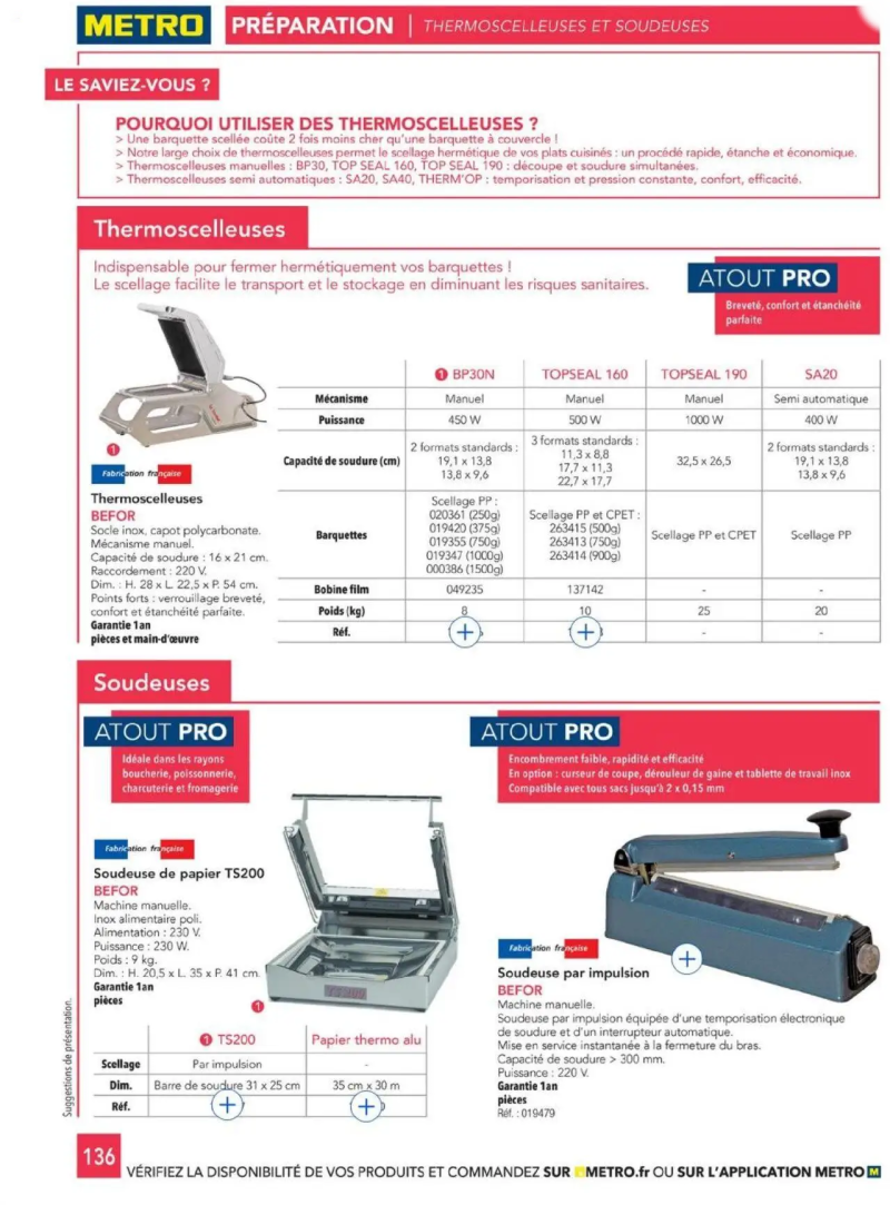 Metro catalogue du 01/01 – page 136