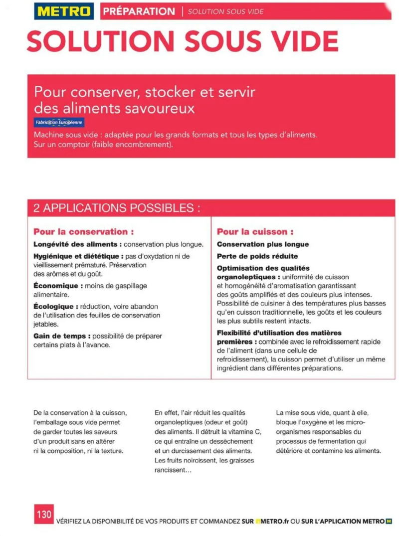 Metro catalogue du 01/01 – page 130