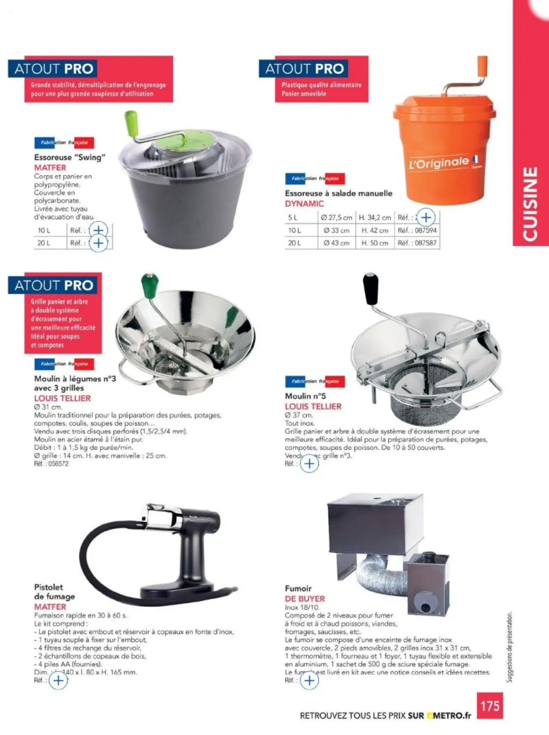Metro catalogue du 01/01 – page 175