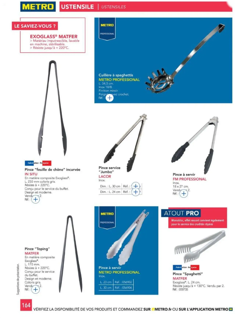 Metro catalogue du 01/01 – page 164