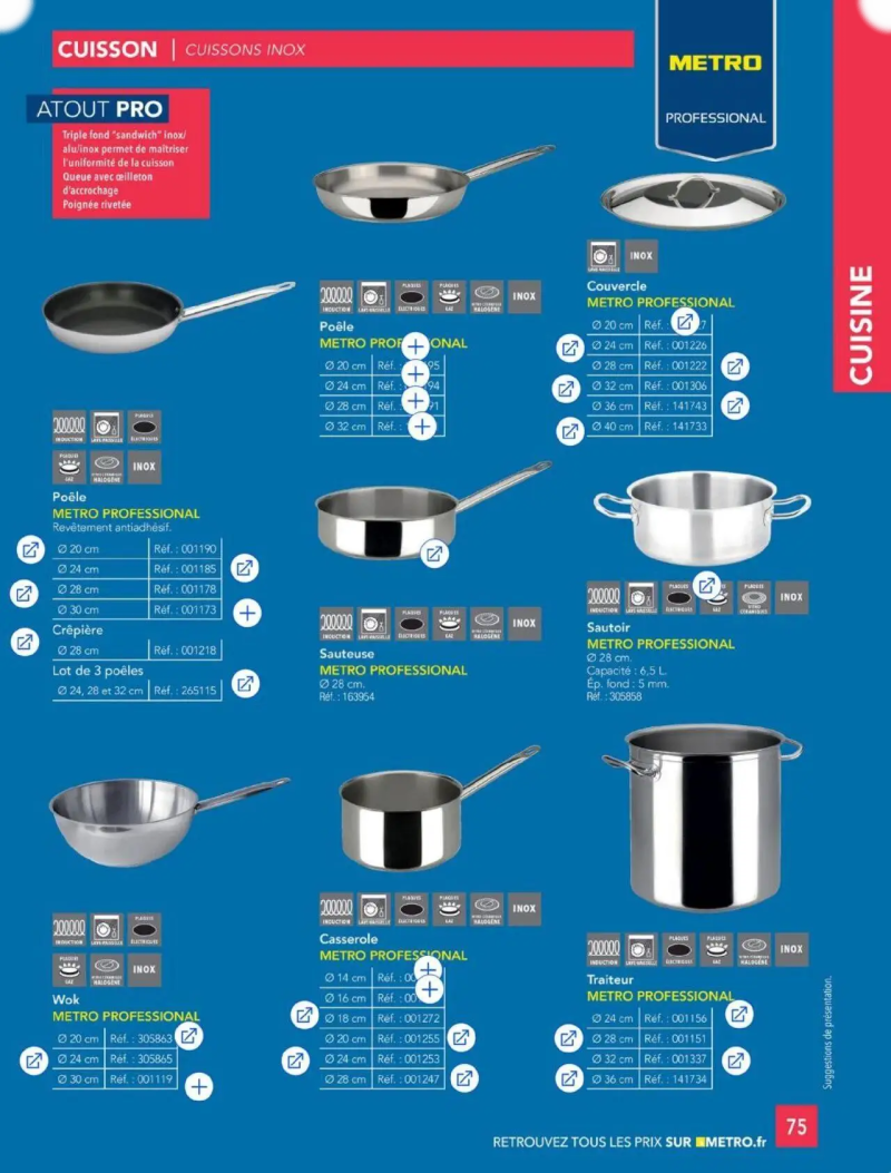 Metro catalogue du 01/01 – page 75