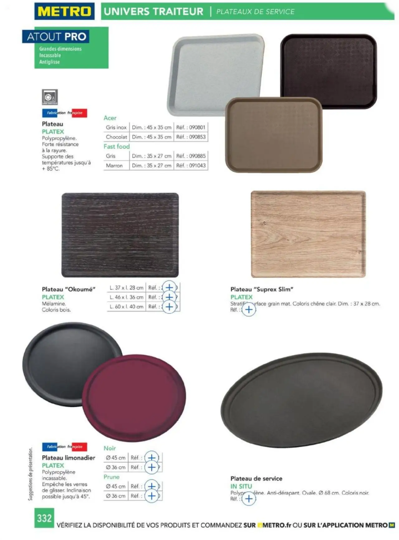 Metro catalogue du 01/01 – page 332