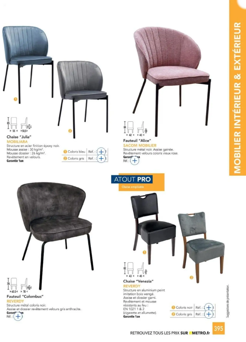 Metro catalogue du 01/01 – page 395