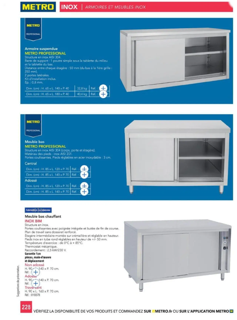 Metro catalogue du 01/01 – page 228