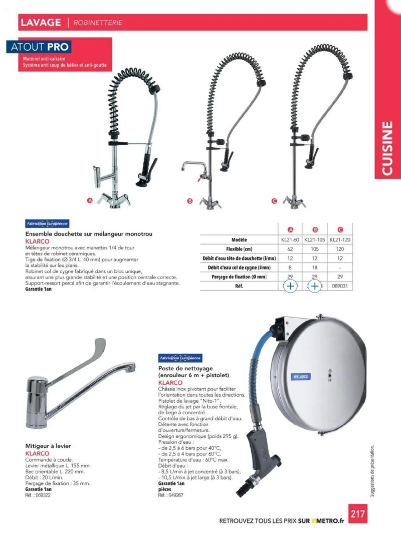 Metro catalogue du 01/01 – page 217