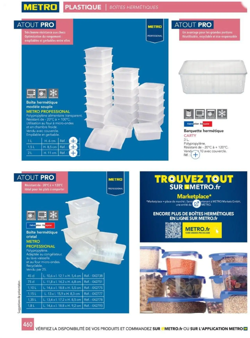Metro catalogue du 01/01 – page 460
