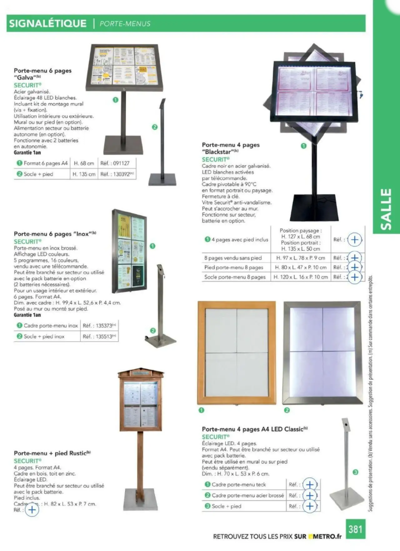 Metro catalogue du 01/01 – page 381
