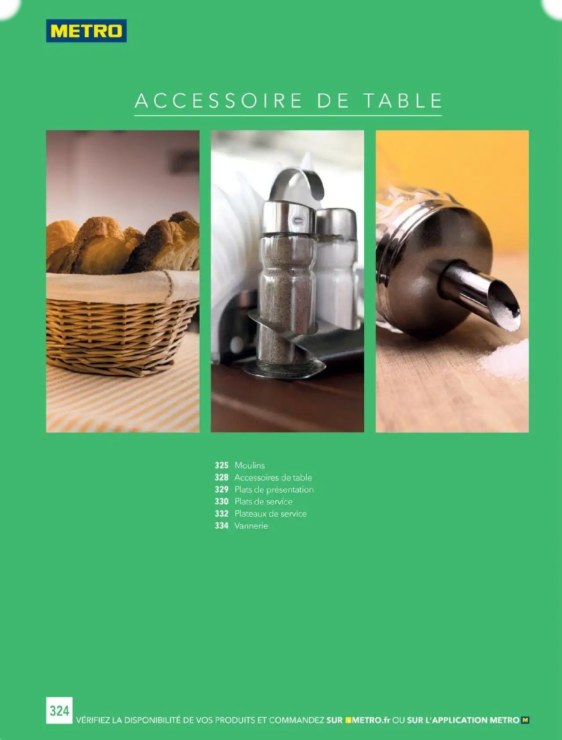 Metro catalogue du 01/01 – page 324
