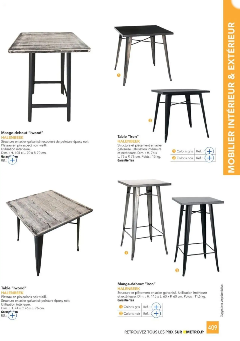 Metro catalogue du 01/01 – page 409