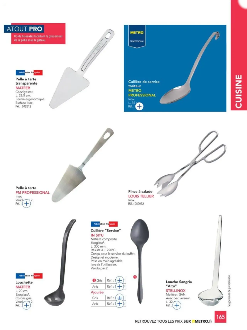 Metro catalogue du 01/01 – page 165