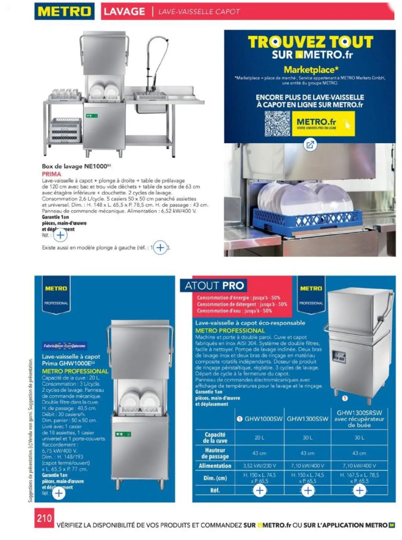 Metro catalogue du 01/01 – page 210