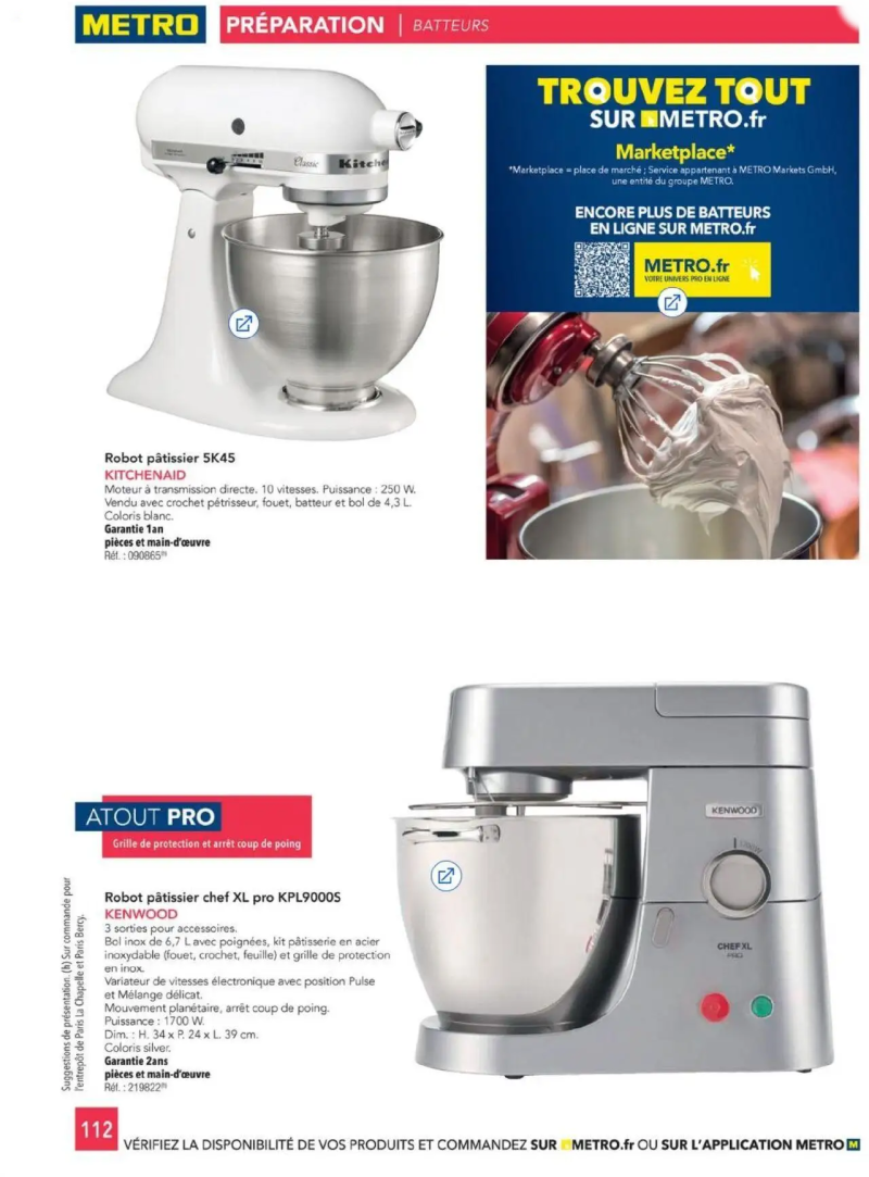 Metro catalogue du 01/01 – page 112