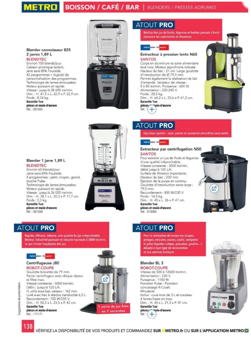 Metro catalogue du 01/01 – page 138