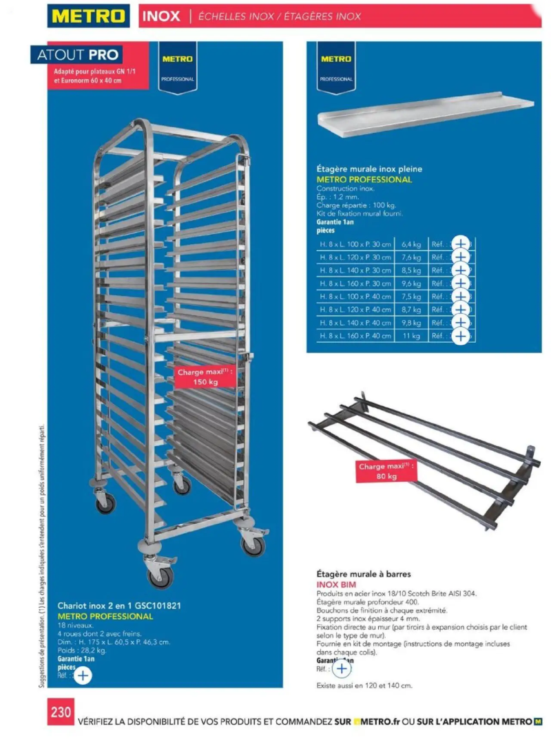 Metro catalogue du 01/01 – page 230